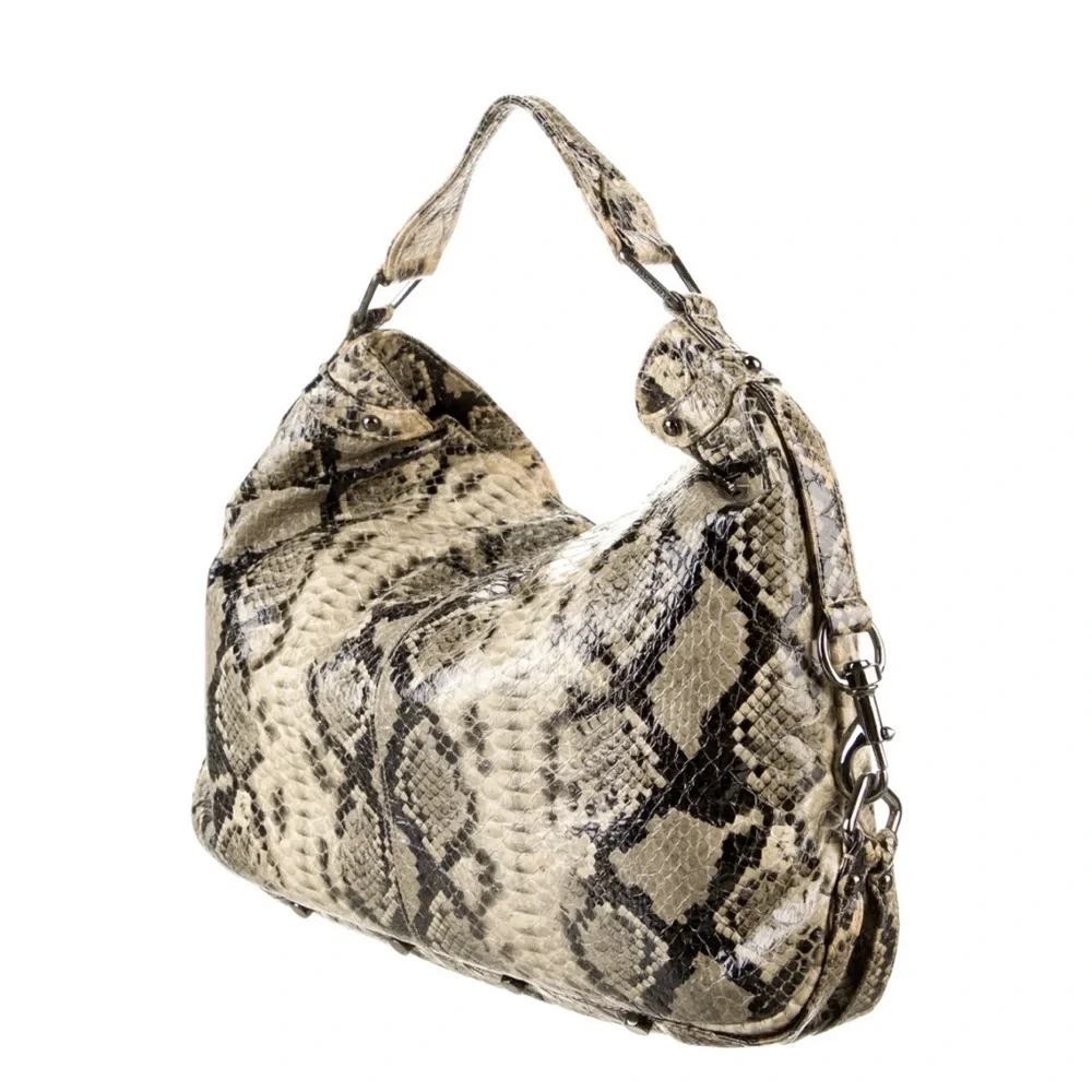 REBECCA MINKOFF - Embossed Patent Leather Hobo